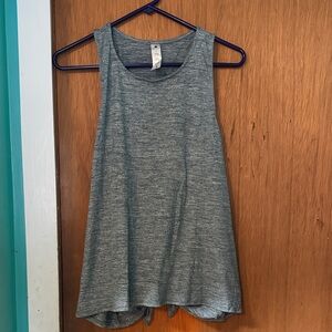 Yogalicious Heather Gray/Blue Tank Top